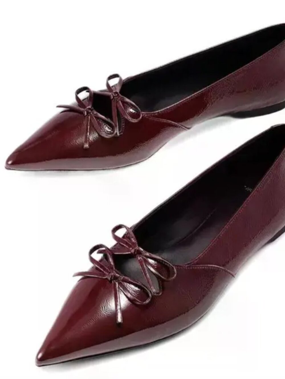 Vagabond Hermine red patent leather ballet flats, size 37